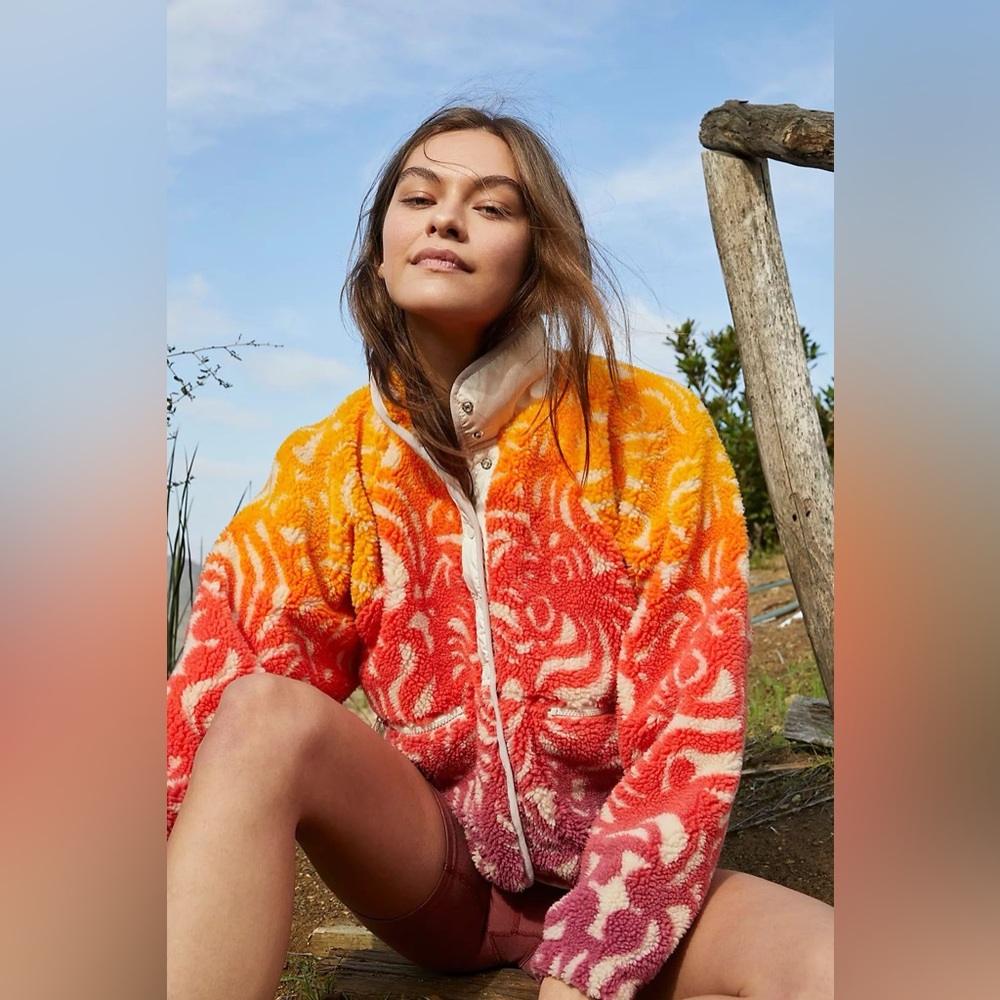 Hit the Slopes Fleece- Marigold Combo NWOT